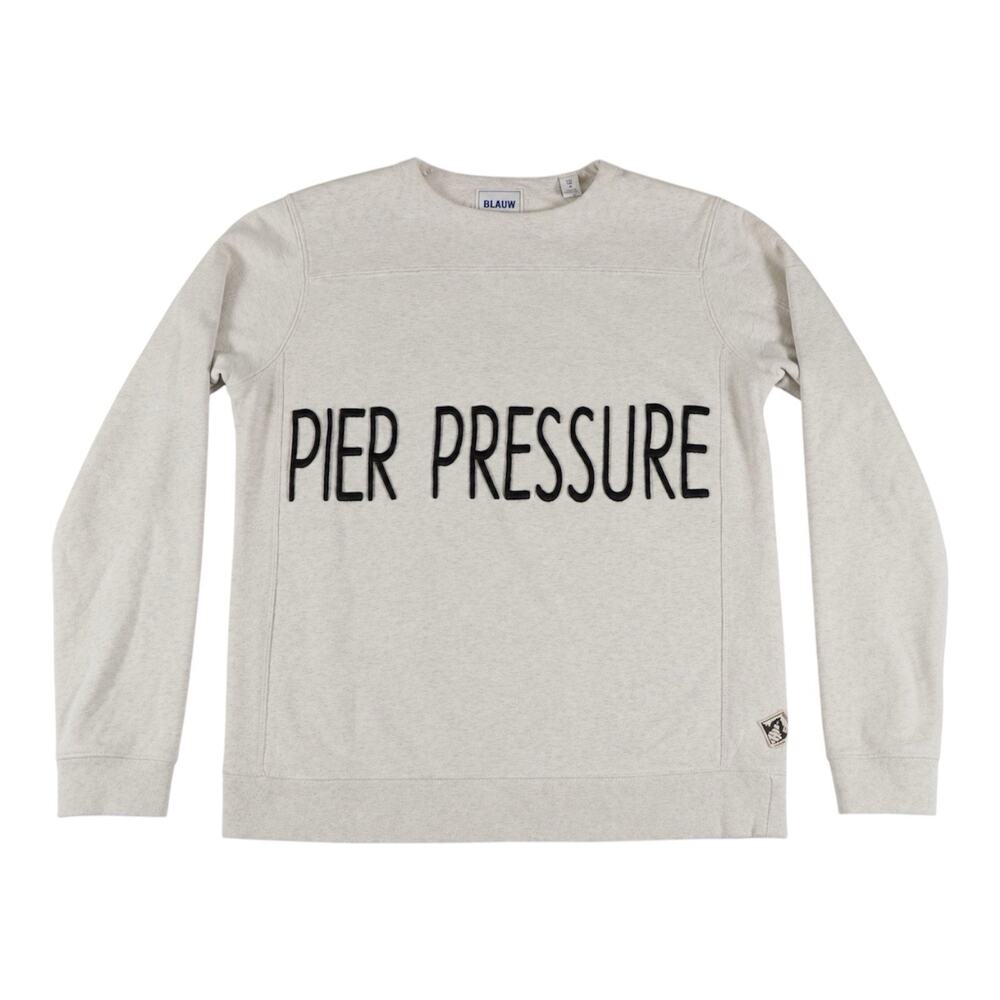 Scotch & Soda Blauw Pier Pressure Crewneck Sweatshirt Men’s M Graphic Pullover